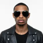 noir silver aviatore men