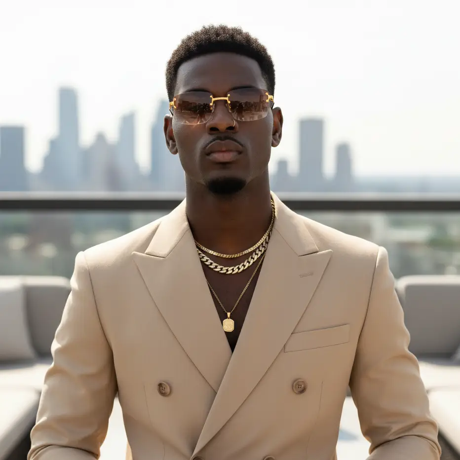 cognac gold motto lifestyle men